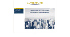 Desktop Screenshot of comerford.de